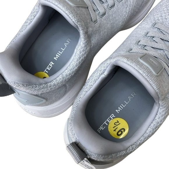 Peter Millar Tellustride Gray Sneaker Golf Running Sport Slip On Shoe NWT - Picture 8 of 14